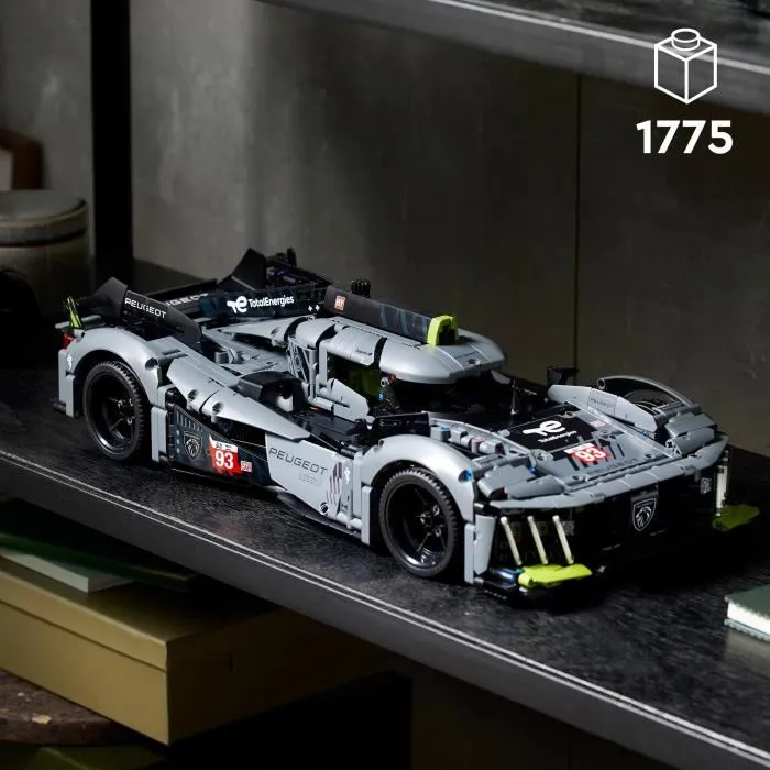 LEGO 42156 Peugeot 9x8 24h Le Mans Hybrid HyperCar Voiture de Course Modèle LEGO 42156 Peugeot 9x8 24h Le Mans Hybrid HyperCar Voiture de Course Modèle