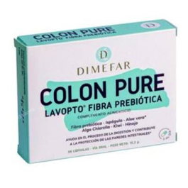 Dimefar Colon Pure (Lavopto) 30 gélules - Complément alimentaire nettoyage du côlon