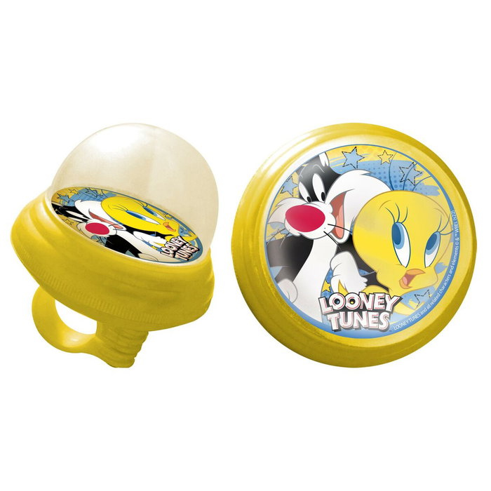 Looney Tunes Sonnette enfant pour vélo Jaune