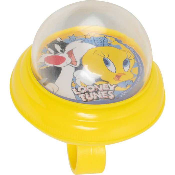 Looney Tunes Sonnette enfant pour vélo Jaune