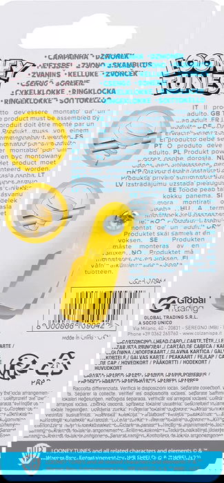 Licensing Bocina Pour Vélo I164 CZ10964 Cloche Vélo Enfants Looney Tunes Modèle Squeezy