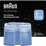 Braun Cartouche de nettoyage CCR6 - Pack de 6 pour station SmartCare