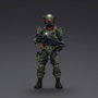 APOC Series Dark Source figurine Stellar Scar Assault Team Titanite 11 cm