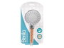 BERILO Support de téléphone de douche avec filtre à pierres 11 cm de diamètre Gris + Marron