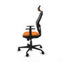 Piqueras y Crespo Chaise de Bureau avec Appui-tête Jorquera 1D036N2 Orange
