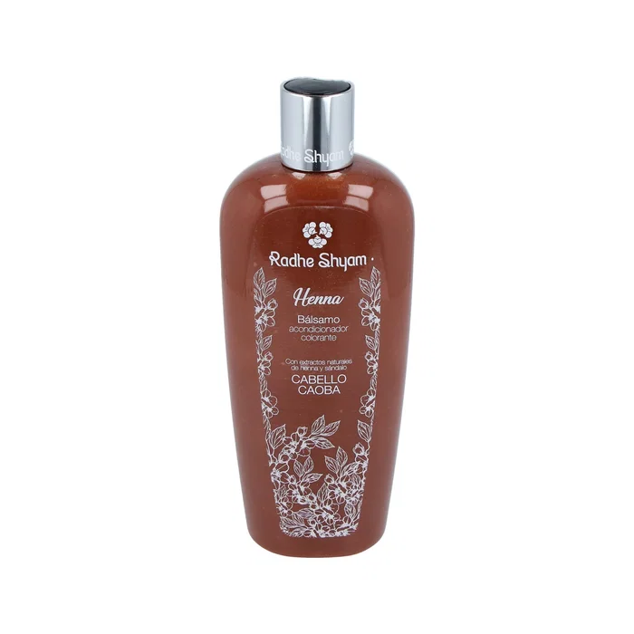 Radhe Shyam Après-shampooing Henné Couleur Acajou 400Ml Balsamique Radhe Shyam Après-shampooing Henné Couleur Acajou 400Ml Balsamique