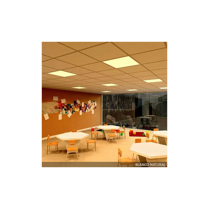 BX3 LIGHT BX3-PG-600x600-40WCW - Panneau LED 40W 60x60cm, 4 400 lm, UGR<19, pour plafond modulaire, blanc froid 6000K BX3 LIGHT BX3-PG-600x600-40WCW - Panneau LED 40W 60x60cm, 4 400 lm, UGR<19, pour plafond modulaire, blanc froid 6000K
