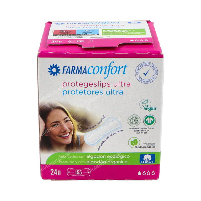 FARMACOMFORT Protect-Slip Ultrafin Coton 24 Unités FARMACOMFORT Protect-Slip Ultrafin Coton 24 Unités