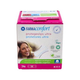 FARMACOMFORT Protège-slip ultra-fin en coton, 24 unités