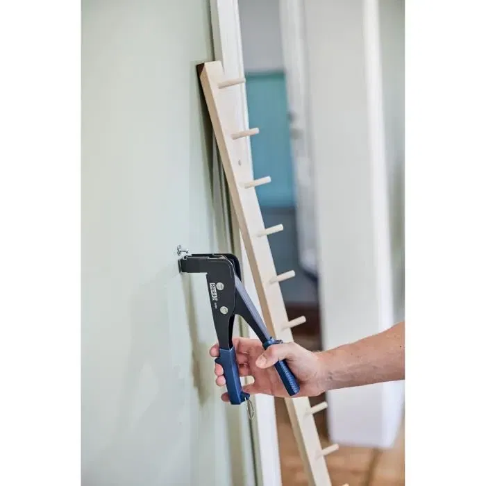 Rapid XP20 - Pince à chevilles à expansion pour fixation murale, usage fréquent - Compatible chevilles métalliques M4 M5 M6 - Poignées caoutchouc, verrouillage - Boîte