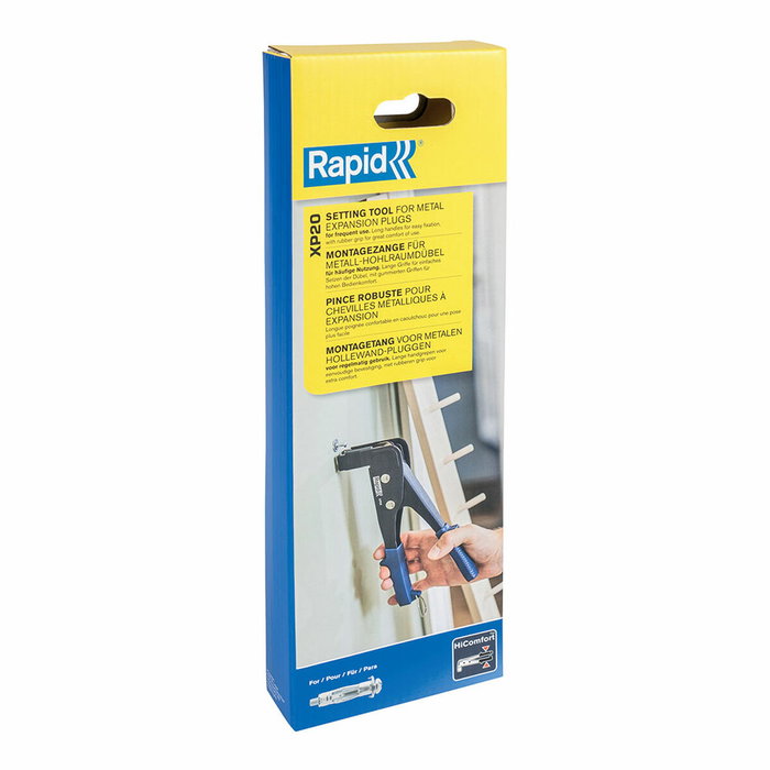 Rapid XP20 Pince à expansion pour chevilles M4/M5/M6 Rapid XP20 Pince à expansion pour chevilles M4/M5/M6