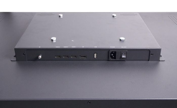 Ernitec Moniteur de surveillance professionnel 4K UHD 98" écran LED, conception métallique, compatible VESA, haute luminosité 500cd/m²