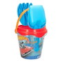 Hot Wheels Set de Plage avec Cubo, Pelle, Râteau, Tamis et 1 Moule - Modèles Assortis 14 cm, Color Baby