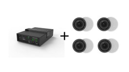 Vivolink Audiopack Subwoofer 8" 50W + 4 haut-parleurs de plafond