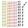 Cook Concept Lot de 12 pailles en papier pliables