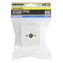 WOLFPACK LINEA PROFESIONAL Prise TV et satellite en saillie, blanc