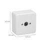 WOLFPACK LINEA PROFESIONAL Prise TV et satellite en saillie, blanc