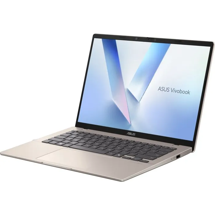 Asus VivoBook 14 X1407 - Snapdragon X Plus - 16Go - 512Go SSD - Platinum Gold