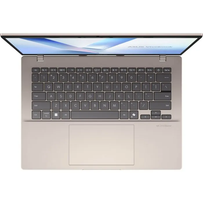 Asus VivoBook 14 X1407 - Snapdragon X Plus - 16Go - 512Go SSD - Platinum Gold