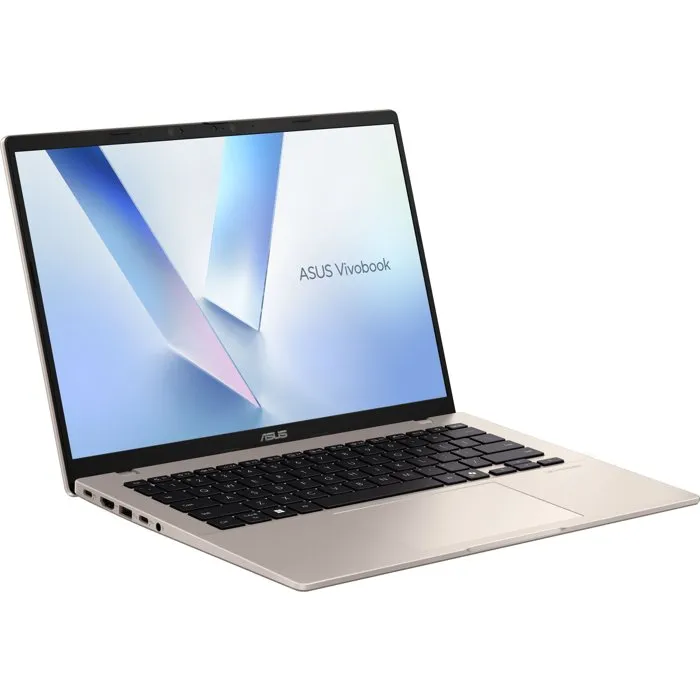 Asus VivoBook 14 X1407 - Snapdragon X Plus - 16Go - 512Go SSD - Platinum Gold