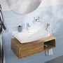 GROHE - Mitigeur de lavabo DICE Chrome Taille S - Clic-clac - Technologie SilkMove, débit limité, finition durable, 5 l/min