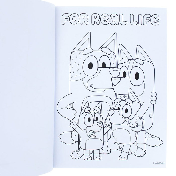 Thumbs Up Bluey Livre de coloriage A4 & Set d'autocollants Thumbs Up Bluey Livre de coloriage A4 & Set d'autocollants