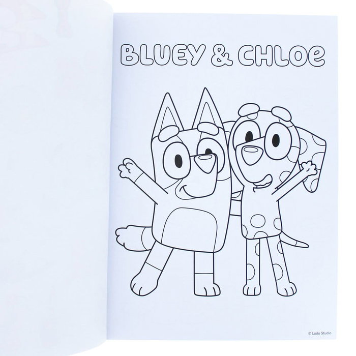 Thumbs Up Bluey Livre de coloriage A4 & Set d'autocollants Thumbs Up Bluey Livre de coloriage A4 & Set d'autocollants