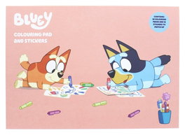 Thumbs Up Bluey Livre de coloriage A4 & Set d'autocollants
