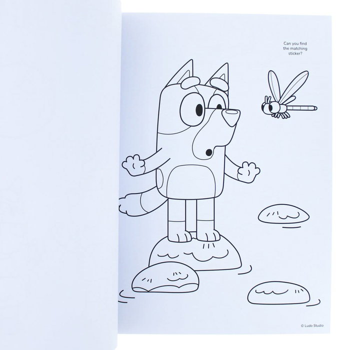 Thumbs Up Bluey Livre de coloriage A4 & Set d'autocollants Thumbs Up Bluey Livre de coloriage A4 & Set d'autocollants