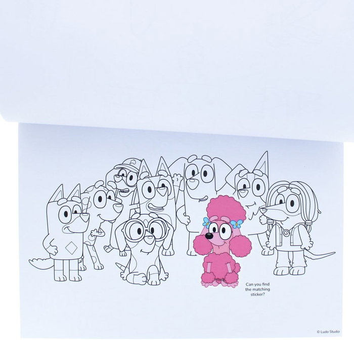 Thumbs Up Bluey Livre de coloriage A4 & Set d'autocollants Thumbs Up Bluey Livre de coloriage A4 & Set d'autocollants