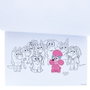 Thumbs Up Bluey Livre de coloriage A4 & Set d'autocollants