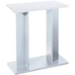 San Dimas Aqua Tableau 60 - Meuble pour aquarium 60 cm de large, blanc - Design moderne à montage facile