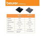 Balance Numérique de Salle de Bain Beurer GS10 Noir verre 180 kg