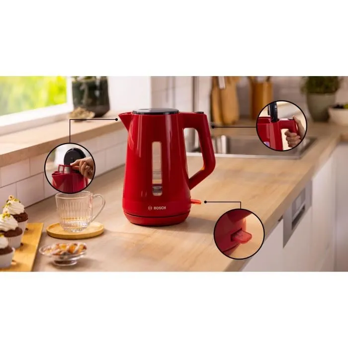 Bosch MyMoment TWK1M124 Rouge 1,7L