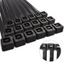 WOLFPACK LINEA PROFESIONAL Colliers de serrage en nylon noir 9,0 x 780 mm, 100 unités