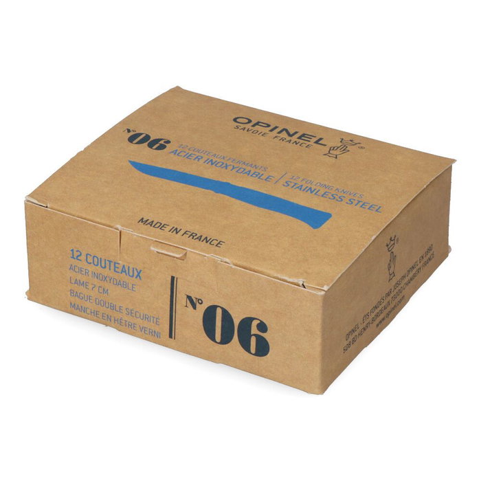 Couteau Opinel Nº6 7 cm Acier inoxydable Bois de hêtre Couteau Opinel Nº6 7 cm Acier inoxydable Bois de hêtre