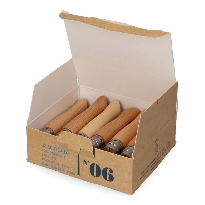 Couteau Opinel Nº6 7 cm Acier inoxydable Bois de hêtre Couteau Opinel Nº6 7 cm Acier inoxydable Bois de hêtre