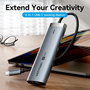 Chargeur mural Vention FJEB0 Gris
