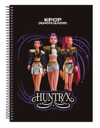 Safta Libreta format quart K-Pop Demon Hunters Sound avec couverture rigide