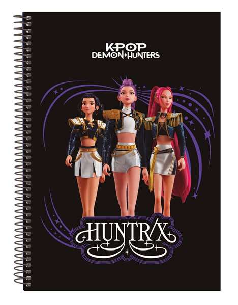 Safta Libreta format quart K-Pop Demon Hunters Sound avec couverture rigide Safta Libreta format quart K-Pop Demon Hunters Sound avec couverture rigide