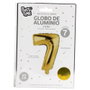 Party Time Ballon Chiffre 7 Or 35 cm