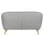 Canapé Home ESPRIT Gris Crème Naturel Scandi 146 x 84 x 82 cm