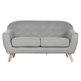Canapé Home ESPRIT Gris Crème Naturel Scandi 146 x 84 x 82 cm