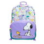 CYP BRANDS Mochila Snoopy sac à dos 42cm, polyester avec 3 compartiments, bretelles réglables, design coloré pour fans
