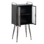 BigBuy Home Présentoir BRICK Noir Doré Verre Fer