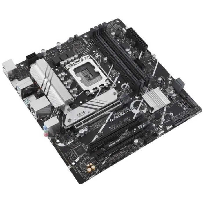 Asus PRIME B760M-A D4-CSM - Carte mère Intel B760 LGA 1700 micro ATX avec support DDR4, 2.5 Gb Ethernet, M.2, SATA III
