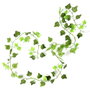 Home Deco Factory Guirlande 20 LED avec feuilles 2 m