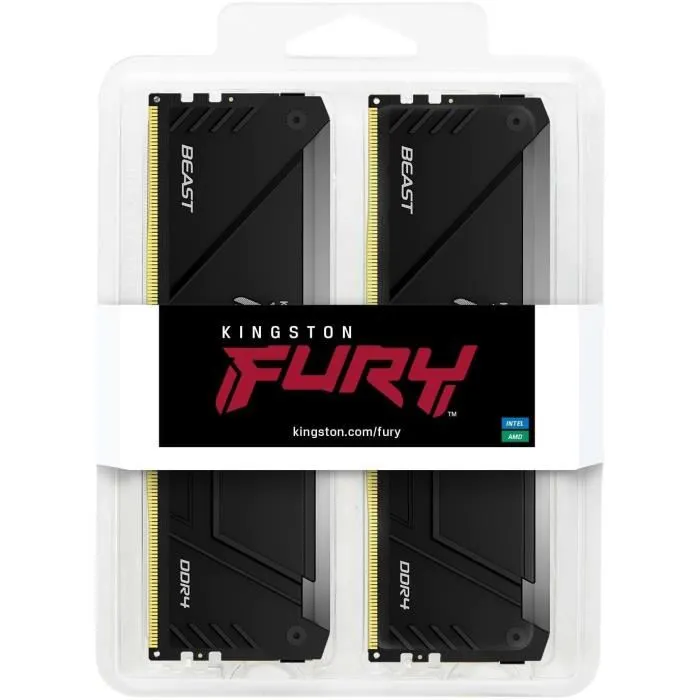 Kingston FURY Beast RGB 32 Go (2 x 16 Go) DDR4 3600 MHz CL18
