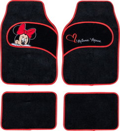Licensing CZ10339 Jeu De Tapis En Moquette Minnie 4 Pièces, 65x42,5cm + 30x40cm