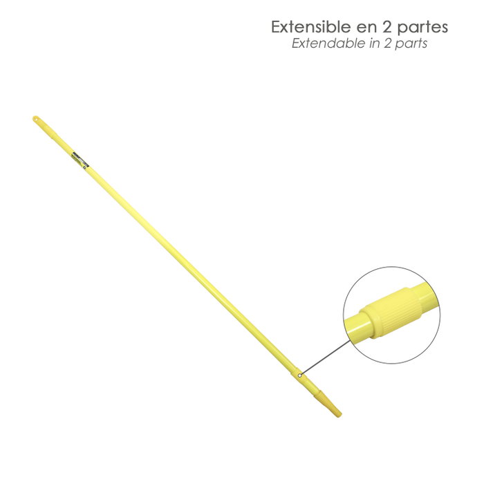 WOLFPACK LINEA PROFESIONAL Manche Métallique Extensible Multiuso 3 Mètres WOLFPACK LINEA PROFESIONAL Manche Métallique Extensible Multiuso 3 Mètres